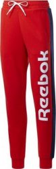 Reebok Spodnie damskie Reebok TE Liner Logo French Terry czerwone FU2258. Czerwone spodnie sportowe damskie Reebok, bez wzorów. Za 180.80 zł.