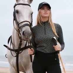 Kurtka do jazdy konnej techniczna z ochroną UV dla kobiet HV Polo Manja. Szare kurtki damskie HV POLO, na lato, xs, bez wzorów, z materiału, bez kaptura. Za 338.00 zł.