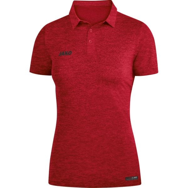Polo Jako Premium Basics. Czerwone koszulki polo męskie Jako, bez wzorów, sportowe, bez ramiączek. Za 262.50 zł.