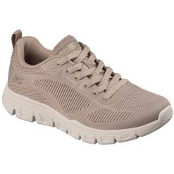 Buty sportowe damskie Skechers Bobs B Lite. Brązowe trekkingi damskie Skechers, trekkingowe. Za 390.00 zł.