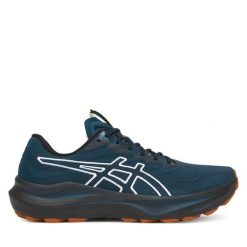 Buty do biegania Asics. Niebieskie buty sportowe męskie Asics, bez zapięcia, do biegania. Za 579.99 zł.