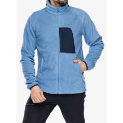 Bluza rozpinana męska Columbia Rapid Expedition Full Zip Fleece. Niebieskie bluzy męskie Columbia, m, bez wzorów, bez kaptura. W wyprzedaży za 170.30 zł.