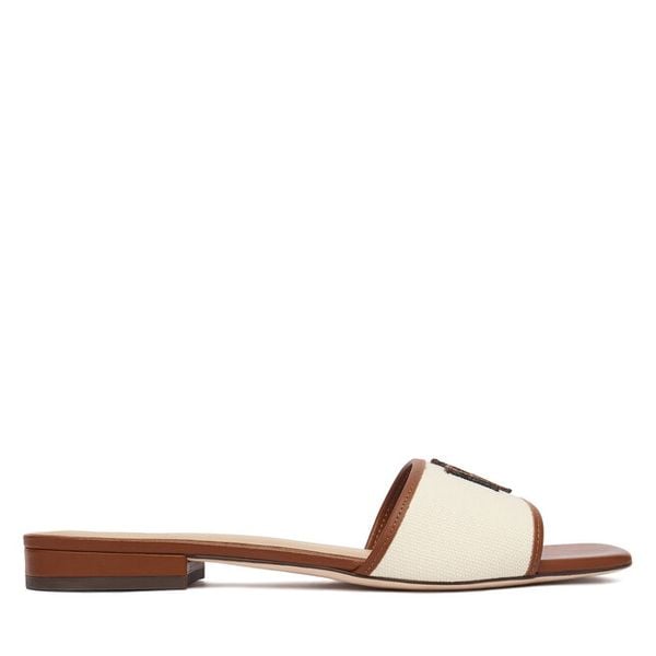 Klapki LAUREN RALPH LAUREN. Klapki damskie Lauren Ralph Lauren, bez wzorów, bez obcasa. Za 579.99 zł.