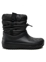 Crocs Śniegowce Classic Neo Puff Luxe Boot W 207312 Czarny. Czarne śniegowce i trapery damskie Crocs, z tworzywa sztucznego. Za 349.99 zł.