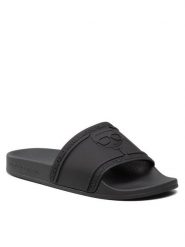 KARL LAGERFELD Klapki KL80919 Czarny. Czarne klapki damskie KARL LAGERFELD, bez wzorów, z tworzywa sztucznego, bez obcasa. Za 239.99 zł.
