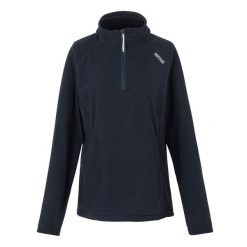 Damski Polar Z Suwakiem Montes. Czarne bluzy sportowe damskie Regatta, xl, bez wzorów, z polaru, bez kaptura, trekkingowe. Za 87.99 zł.