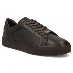 Skórzane półbuty męskie sneakersy brązowe Filippo MP8274. Brązowe półbuty na co dzień męskie Filippo, ze skóry, bez zapięcia. Za 299.99 zł.