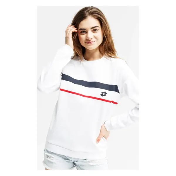 Lotto Bluza Espejo , biały, rozmiar S. Białe bluzy damskie Lotto, l, bez wzorów, z bawełny, bez kaptura. W wyprzedaży za 63.99 zł.