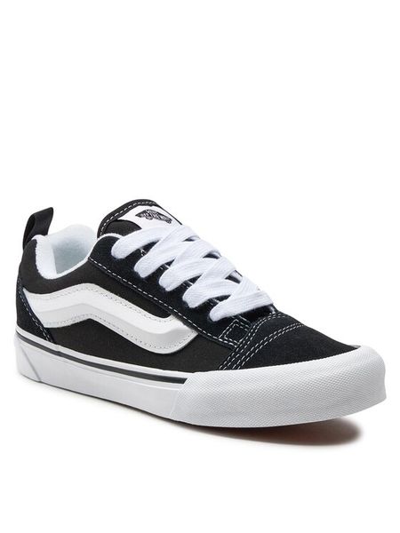 Vans Tenisówki Knu Skool VN000CYU6BT1 Czarny. Czarne buty sportowe dziewczęce Vans, bez wzorów, z materiału, bez zapięcia, tenisowe. Za 159.99 zł.
