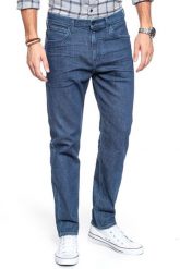 LEE SPODNIE MĘSKIE AUSTIN JACKSON DEEP L733FCFI 112119897. Niebieskie spodnie materiałowe męskie Lee, l, bez wzorów, z jeansu. Za 209.99 zł.