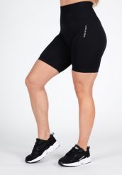 Quincy Bezszwowe Cycling Szorty - Czarny. Czarne szorty sportowe damskie GORILLA WEAR, s, bez wzorów, z nylonu, na fitness i siłownię. Za 206.00 zł.