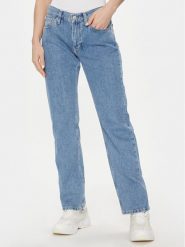 Calvin Klein Jeans Jeansy Low Rise Straight J20J222439 Niebieski Straight Fit. Niebieskie jeansy damskie Calvin Klein Jeans. Za 269.99 zł.