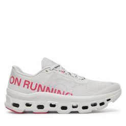 Buty do biegania On. Szare obuwie sportowe damskie On, bez wzorów, do biegania. Za 809.99 zł.