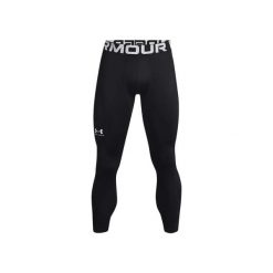 Legginsy Under Armour ColdGear®. Białe legginsy sportowe męskie Under Armour, xl, bez wzorów, do biegania. Za 276.50 zł.