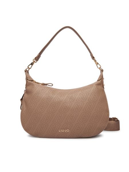 Liu Jo Torebka AA6133 ES026 Beżowy. Brązowe torebki do ręki damskie Liu Jo, bez wzorów, bez dodatków. Za 599.99 zł.