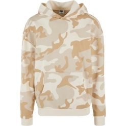 Bluza z kapturem Urban Classics Easy Camo. Brązowe bluzy męskie Urban Classics, m, bez wzorów, z kapturem. Za 206.00 zł.