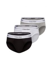 Calvin Klein slipy 3-pack Mężczyźni Bawełna czarny|biały|szary, L. Białe slipki męskie Calvin Klein, l, bez wzorów, z bawełny. Za 199.95 zł.