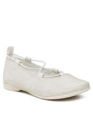 Primigi Baleriny 3920500 S Biały. Białe baleriny dziewczęce Primigi, bez wzorów, ze skóry, bez zapięcia. Za 169.99 zł.