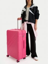 Reebok Walizka duża CEO-RBK-029-L Różowy. Czerwone walizki damskie Reebok, bez wzorów, duże. Za 349.99 zł.