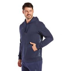 Hoodie Erima Essential Team. Niebieskie bluzy męskie Erima, l, bez wzorów, z kapturem. Za 228.00 zł.