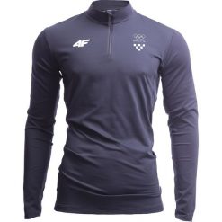 Longsleeve funkcyjny męski Chorwacja Pyeongchang 2018 TSMLF750 - grafit. Bluzki z długim rękawem męskie marki 4f. W wyprzedaży za 99.99 zł.