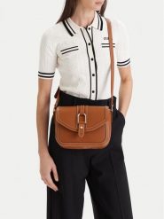 Beverly Hills Polo Club Torebka CEO-BHPC-C-014-09 Brązowy. Brązowe listonoszki damskie Beverly Hills Polo Club, bez wzorów, z materiału, bez dodatków. Za 167.99 zł.