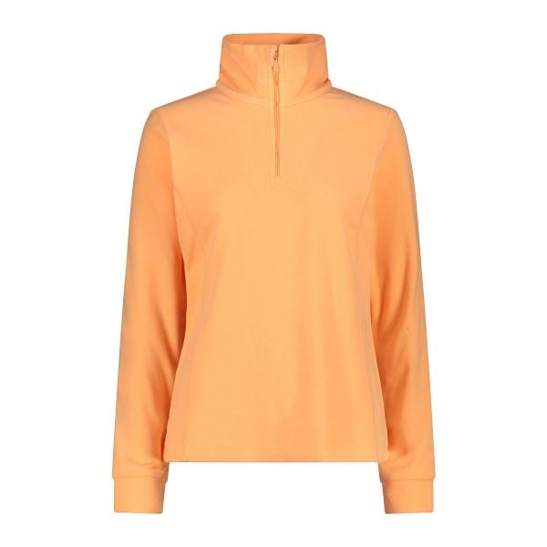 Damski polar CMP. Brązowe bluzy sportowe damskie CMP, bez wzorów, z polaru, bez kaptura, narciarskie. Za 213.50 zł.