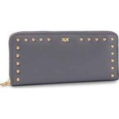 Duży Portfel Damski PINKO - Blonde Wallet Zip Around L PE 19 PLTT 1P21B6 Y5EU Dark Grey I67. Portfele damskie marki Pinko. Za 599.00 zł.