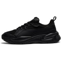 Buty sportowe damskie Puma X ray 4. Czarne obuwie sportowe damskie Puma, bez wzorów, z materiału. Za 390.00 zł.