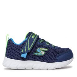 Sneakersy Skechers. Niebieskie trampki i tenisówki chłopięce Skechers, bez wzorów, bez zapięcia. Za 109.99 zł.