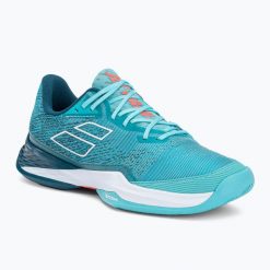 Buty do tenisa męskie Babolat Jet Mach 3 All Court. Czerwone buty sportowe męskie BABOLAT, bez zapięcia, tenisowe. Za 589.99 zł.