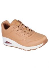 Obuwie Sportowe Damskie Stand On Air. Brązowe obuwie sportowe damskie Skechers, bez wzorów, z materiału. Za 259.99 zł.