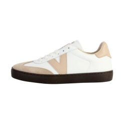 Skórzane i zamszowe buty sportowe Victoria Berlin. Brązowe obuwie sportowe damskie VICTORIA, bez wzorów, ze skóry. W wyprzedaży za 351.90 zł.