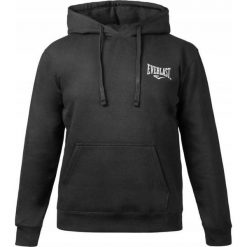Bluza dresowa dla mężczyzn Everlast BLM001. Czarne bluzy sportowe męskie Everlast, m, bez wzorów, z dresówki, bez kaptura. W wyprzedaży za 99.99 zł.