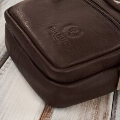 Paolo Peruzzi Saszetka męska na ramię skórzana pojemna mała T-133-BR. Saszetki męskie Paolo Peruzzi, małe. Za 144.19 zł.