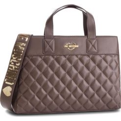 Torebka LOVE MOSCHINO - JC4212PP06KA0001 Taupe. Brązowe torebki do ręki damskie Love Moschino, ze skóry ekologicznej. Za 929.00 zł.