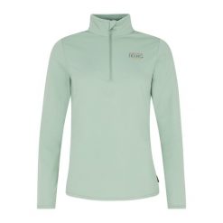 Damski polar 1/4 zip Protest Lunar. Zielone bluzy sportowe damskie Protest, s, bez wzorów, z polaru, bez kaptura, narciarskie. Za 274.50 zł.