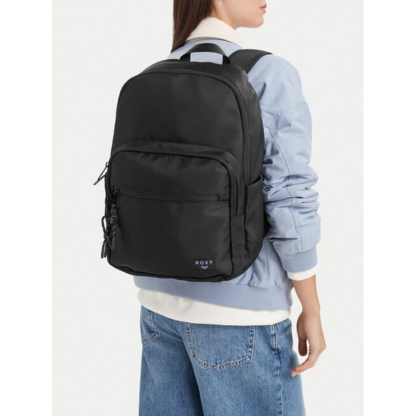 Plecak Roxy. Czarne plecaki damskie Roxy, bez wzorów, sportowe. Za 129.99 zł.