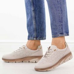 Szare skórzane półbuty damskie Sergio Leone Sp002. Szare półbuty damskie Sergio Leone, na jesień, bez wzorów, z jeansu, casualowe, z okrągłym noskiem, bez obcasa, na płaskiej podeszwie, bez zapięcia. Za 219.00 zł.