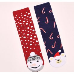 Skarpetki świąteczne - Czerwony. Czerwone skarpety damskie Cropp. Za 24.99 zł.