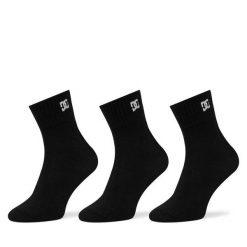 Skarpety długie DC Shoes. Czarne skarpety męskie DC Shoes, bez wzorów. Za 44.99 zł.