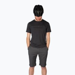Spodenki rowerowe męskie Endura Hummvee Chino W/Liner grey. Szare buty sportowe męskie ENDURA, bez zapięcia, rowerowe. Za 199.99 zł.