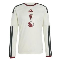Koszulka trzeci zegarek długi rękaw Manchester United 2026/27. Białe koszulki sportowe męskie Adidas, m, bez wzorów, z tkaniny, bez kołnierzyka, bez ramiączek, do piłki nożnej, climacool (adidas). Za 474.00 zł.