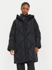 Weekend Max Mara Kurtka puchowa Guelfo 2425496092 Czarny Regular Fit. Czarne kurtki damskie Weekend Max Mara, bez wzorów, z puchu, bez kaptura. Za 2,169.00 zł.