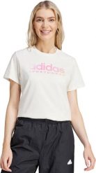 Adidas Koszulka damska adidas The Soft Side Linear biała IR5890 M. Białe t-shirty damskie Adidas, m, bez wzorów, bez kołnierzyka. Za 106.91 zł.