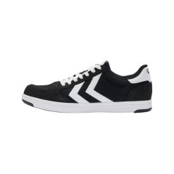 Buty fitness dla dorosłych Hummel stadil light canvas. Czarne obuwie sportowe damskie Hummel, bez wzorów, na fitness i siłownię. Za 189.00 zł.