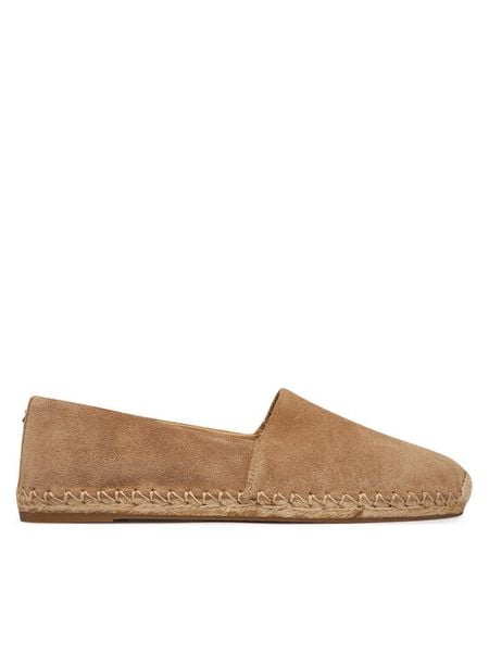 MICHAEL Michael Kors Espadryle Kenze 40R6KZFP1S Beżowy. Brązowe espadryle damskie MICHAEL Michael Kors, bez wzorów, ze skóry, bez obcasa, bez zapięcia. Za 477.99 zł.