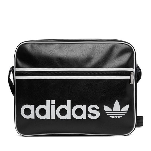 Torebka adidas. Czarne listonoszki damskie Adidas, bez wzorów, bez dodatków. Za 209.99 zł.