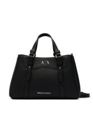 Armani Exchange Torebka XW003061 AF26578 UC001 Czarny. Czarne torebki do ręki damskie Armani Exchange, bez wzorów, ze skóry, bez dodatków. Za 654.99 zł.