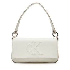 Torebka Calvin Klein. Białe torebki do ręki damskie Calvin Klein, bez wzorów, klasyczne, bez dodatków. Za 309.99 zł.